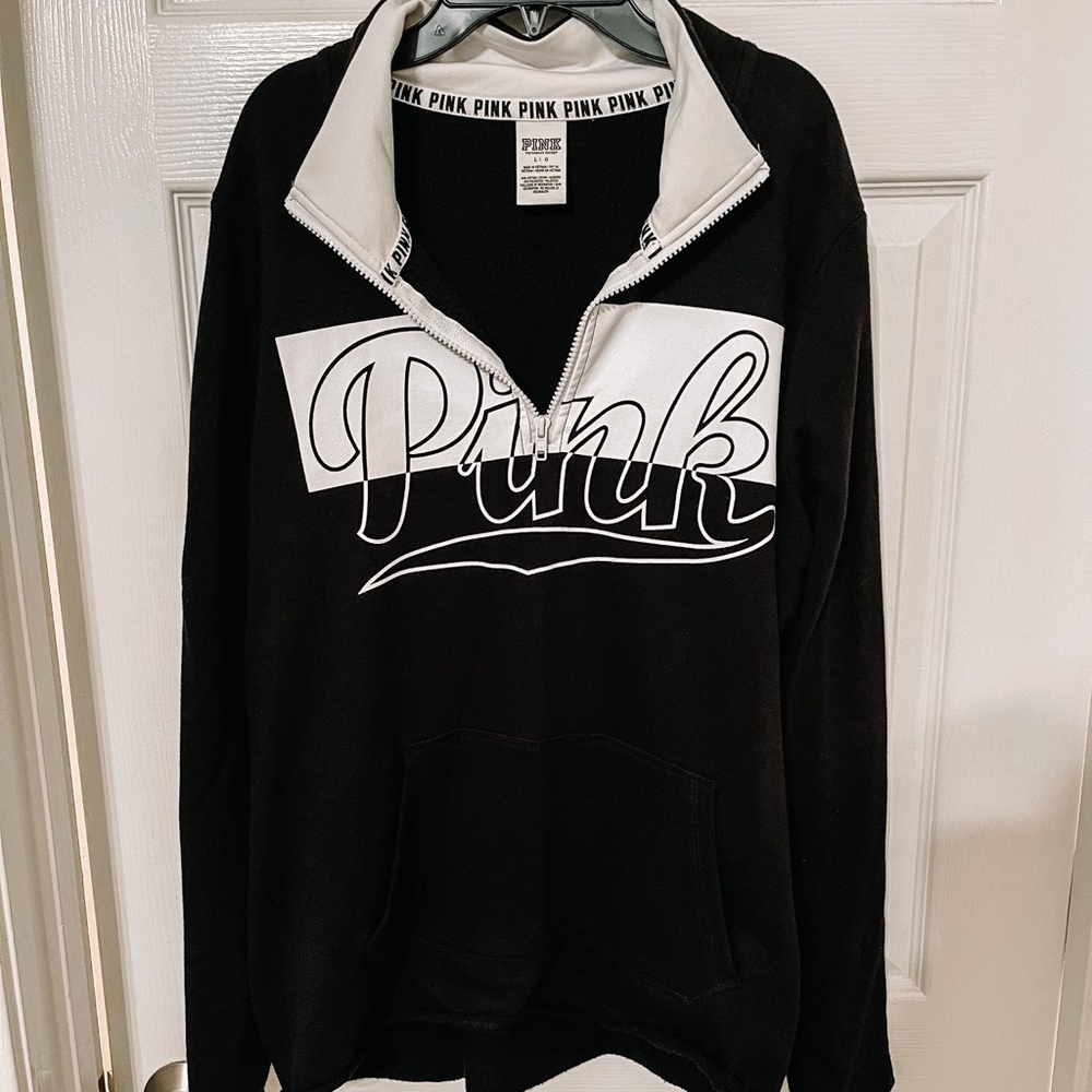 PINK black and white jacket